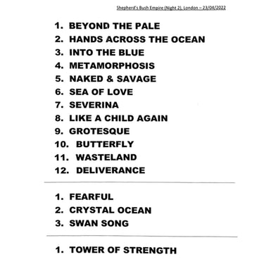 THE MISSION - Deja Vu - Live at Shepherds Bush Empire (Super Deluxe Edition) - 4CD - Hardback Photobook [OCT 20]