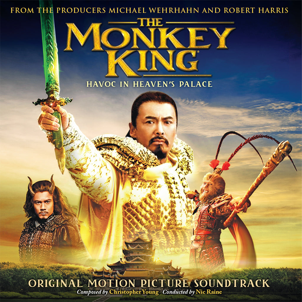 CHRISTOPHER YOUNG - The Monkey King - Havoc In Heaven's Palace (Original Soundtrack) [Reissue] - 2LP - 180g Gold Coloured Vinyl [MAR 20]