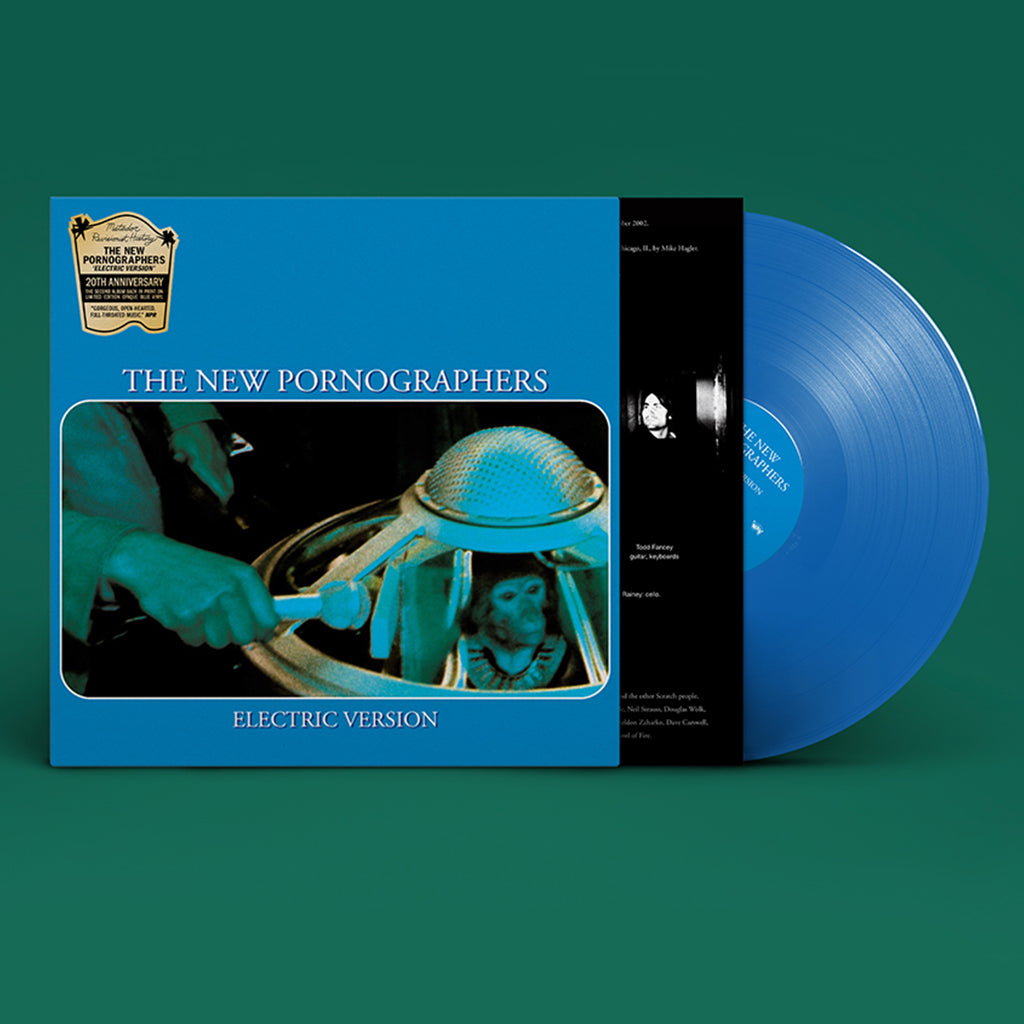 THE NEW PORNOGRAPHERS - Electric Version (20th Anniversary Revisionist History Edition)  - LP - Opaque Blue Vinyl