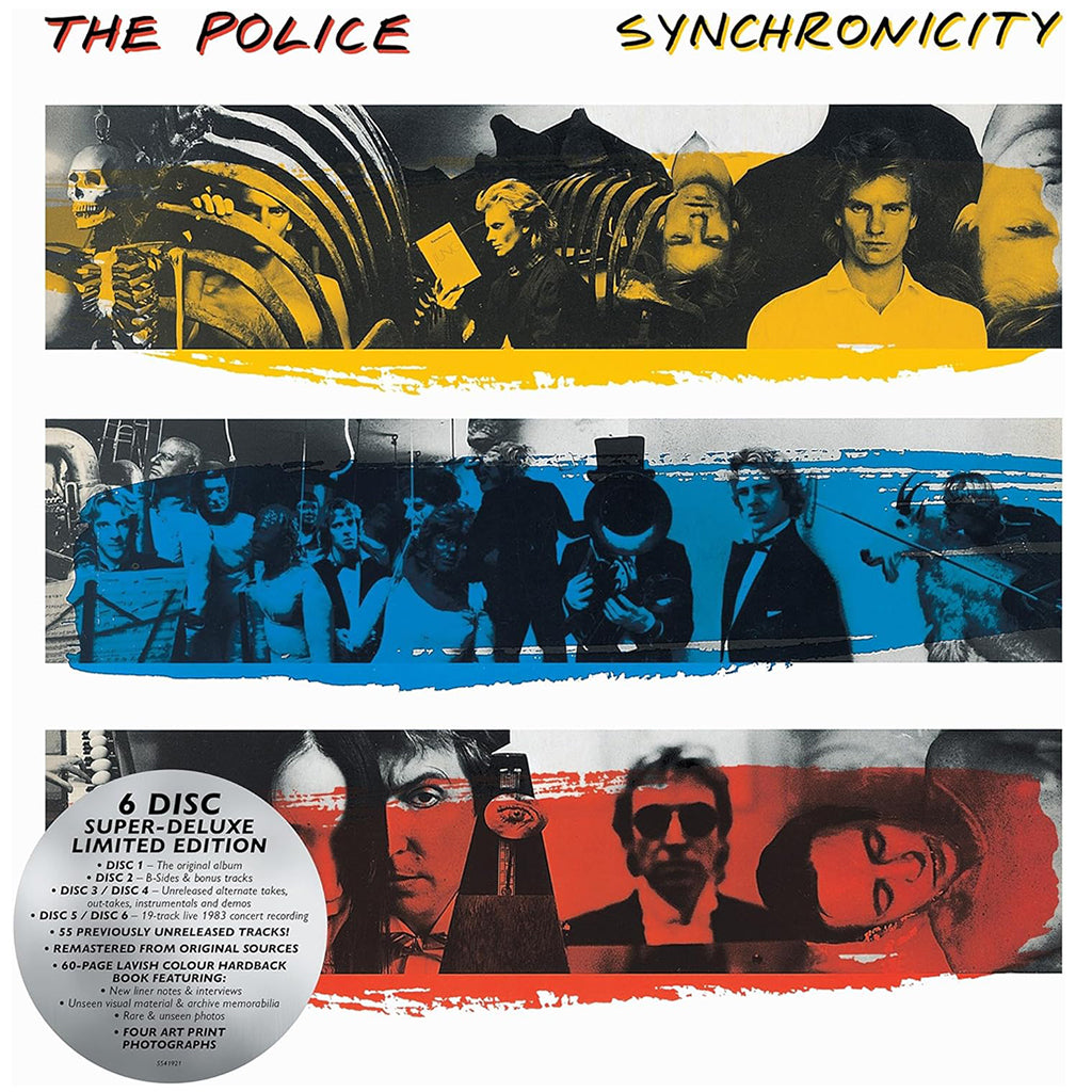 THE POLICE - Synchronicity 40 (Super Deluxe Edition with 60-page Hardback Book) - 6CD Box Set