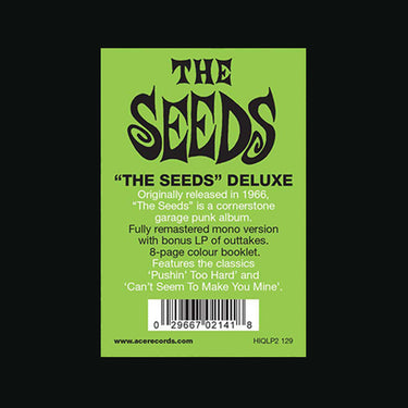 THE SEEDS - The Seeds (Deluxe Expanded Edition with 8-page booklet) - 2LP - Gatefold Vinyl