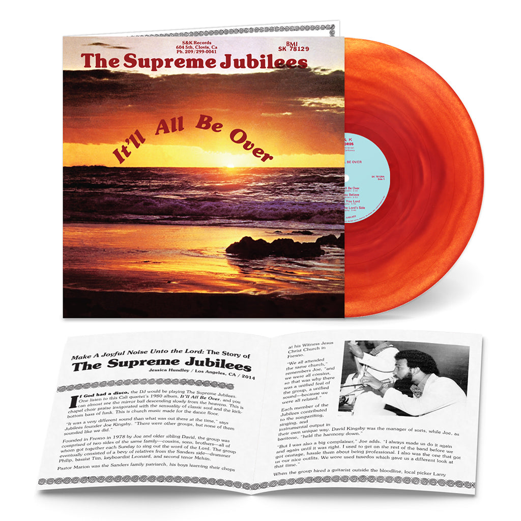 THE SUPREME JUBILEES - It'll All Be Over (2023 LITA Reissue) - LP - Opaque Maroon & Transparent Yellow Vinyl [JUL 21]