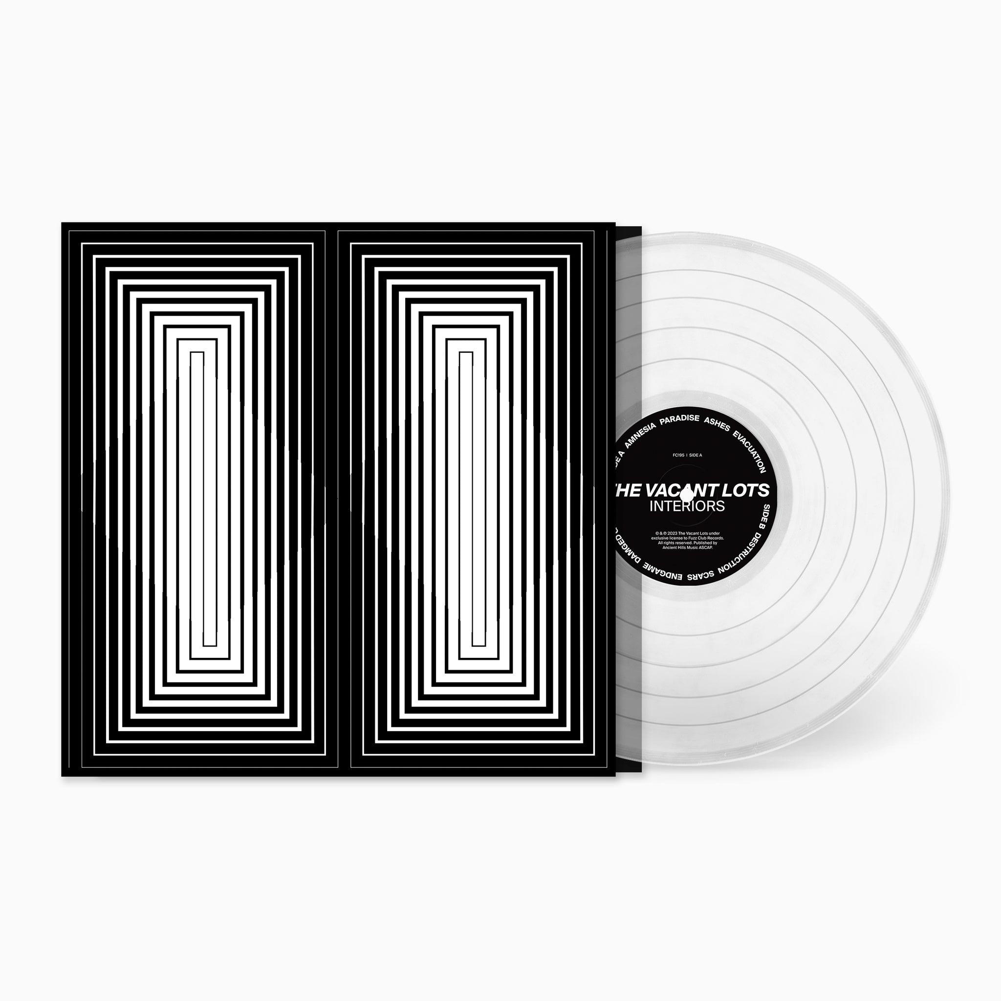 THE VACANT LOTS - Interiors - LP - 180g Clear Vinyl