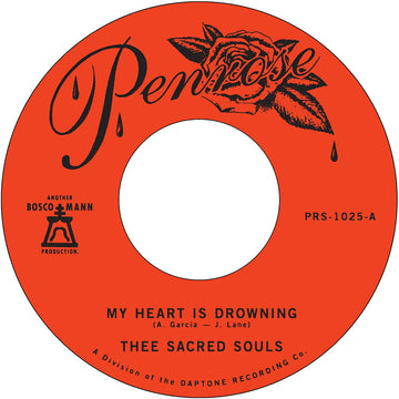 THEE SACRED SOULS - My Heart Is Drowning b/w Stuck In The Mud - 7'' - Vinyl