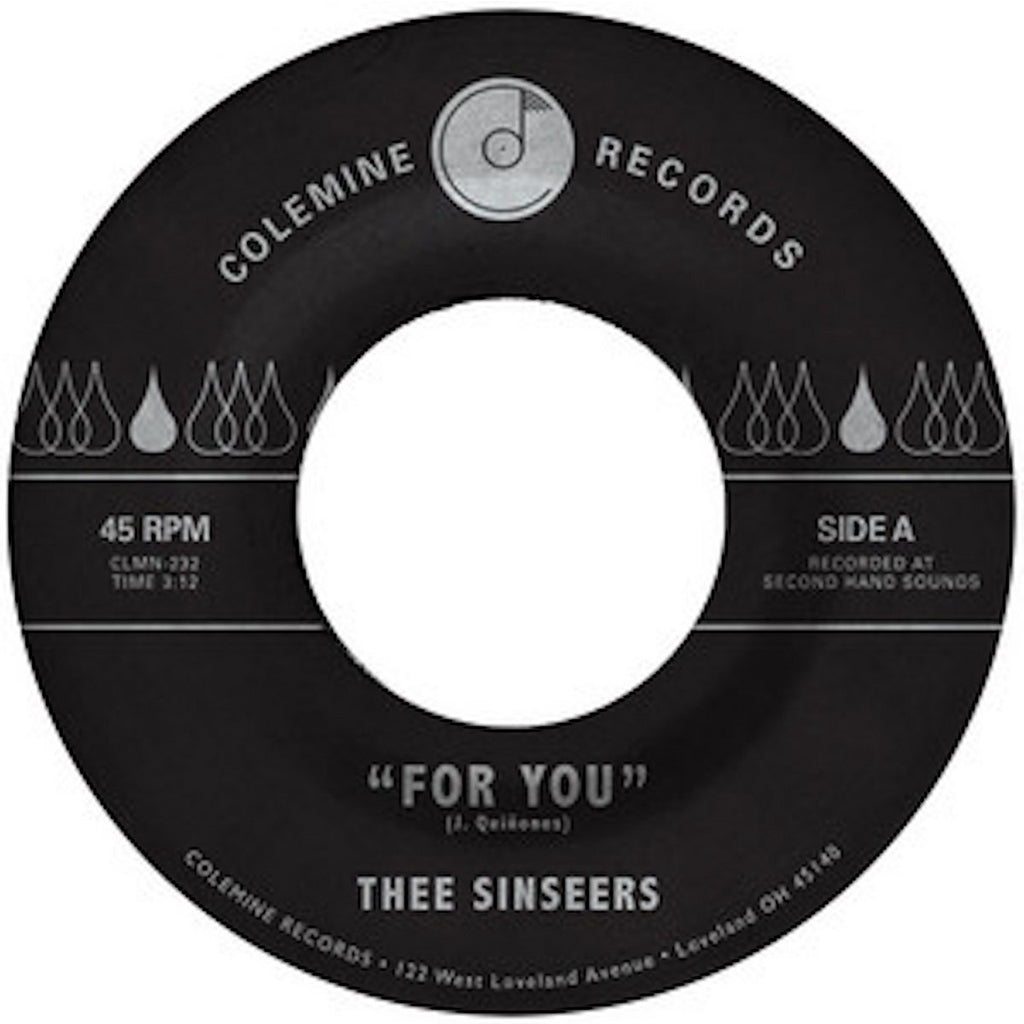 THEE SINSEERS - For You / Si Llorarás - 7'' - Blue Vinyl [JUN 21]