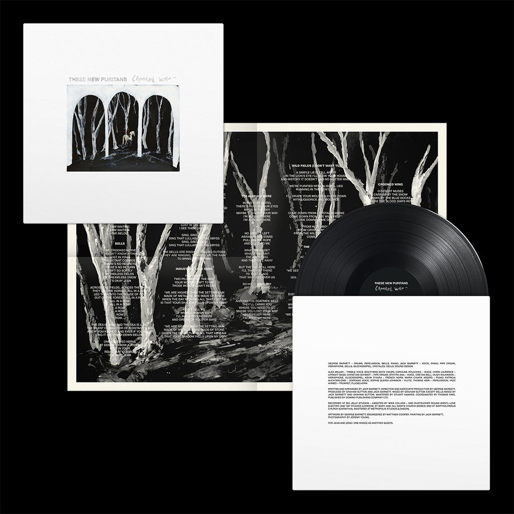 THESE NEW PURITANS - Crooked Wing (w/ A2 “newspaper style” poster) - LP - Black Vinyl [MAY 23]