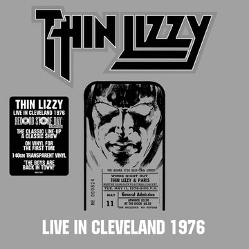 Thin Lizzy - Live in Cleveland 1976 - 2LP - 140g Transparent Vinyl  [Record Store Day 2026]