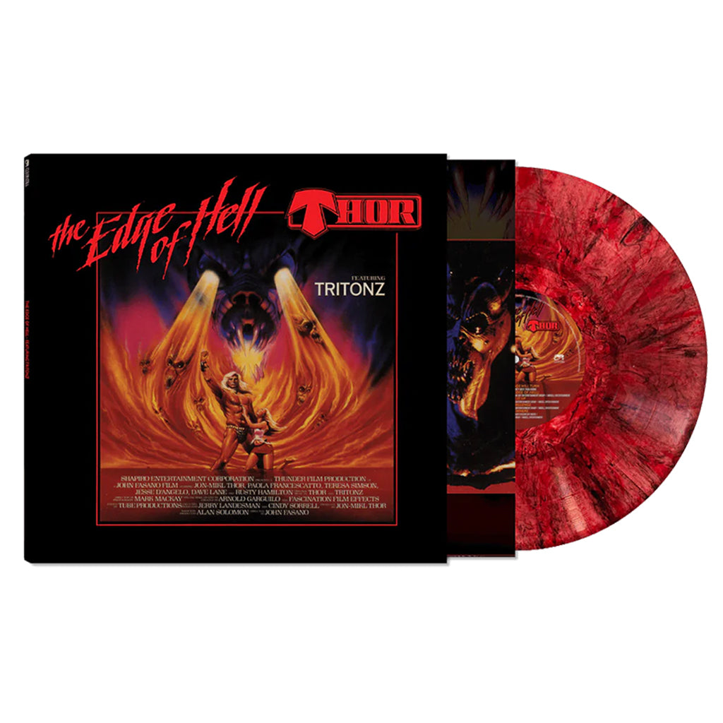 THOR - The Edge Of Hell (Reissue) - LP - Red Marble Vinyl [MAR 21]