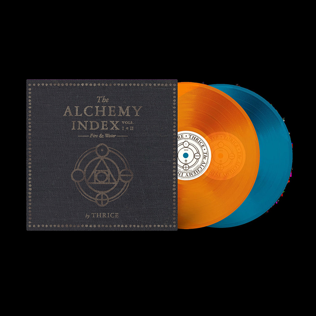THRICE - The Alchemy Index Vols. I & II: Fire & Water (Reissue) - 2LP - Translucent Orange Crush / Translucent Sea Blue Colour Vinyl [DEC 5]