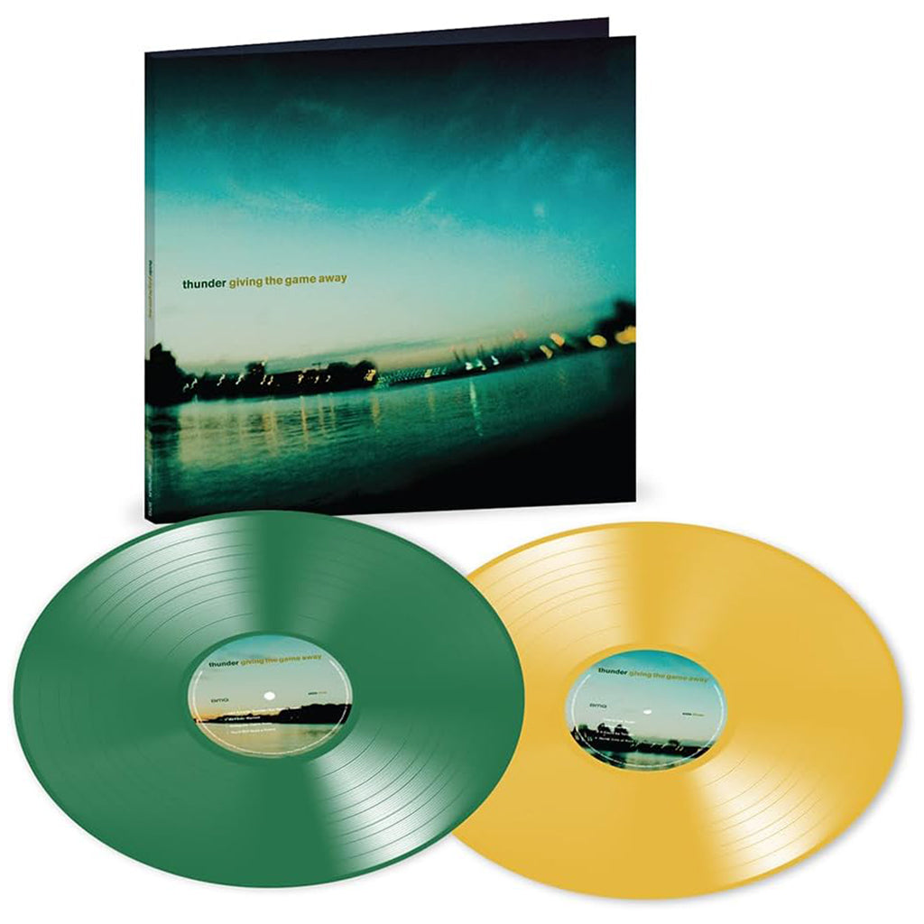 THUNDER - Giving The Game Away (2023 Expanded Edition) - 2LP - Green and Mustard Vinyl
