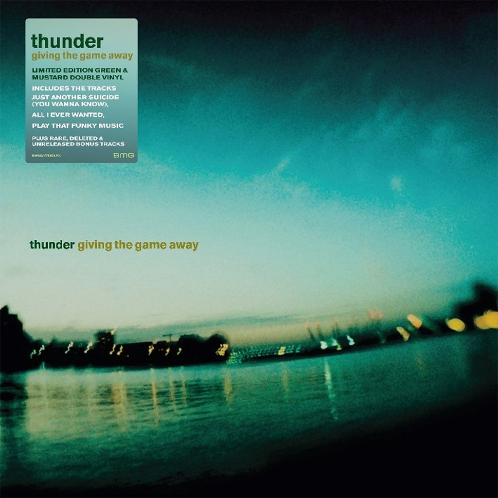THUNDER - Giving The Game Away (2023 Expanded Edition) - 2LP - Green and Mustard Vinyl