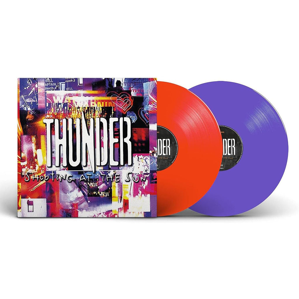 THUNDER - Shooting At The Sun (2023 Expanded Edition) - 2LP - Purple and Orange Vinyl