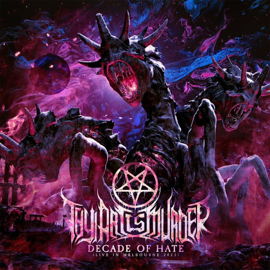 THY ART IS MURDER - Decade Of Hate (Live Melbourne 2023) - 2LP - Blue w/ Blue Black & Pink Splatter Vinyl