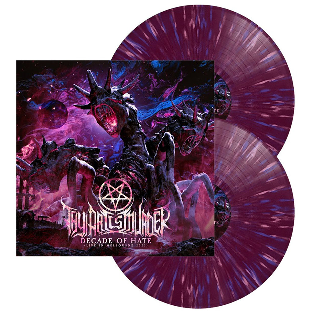 THY ART IS MURDER - Decade Of Hate (Live Melbourne 2023) - 2LP - Blue w/ Blue Black & Pink Splatter Vinyl