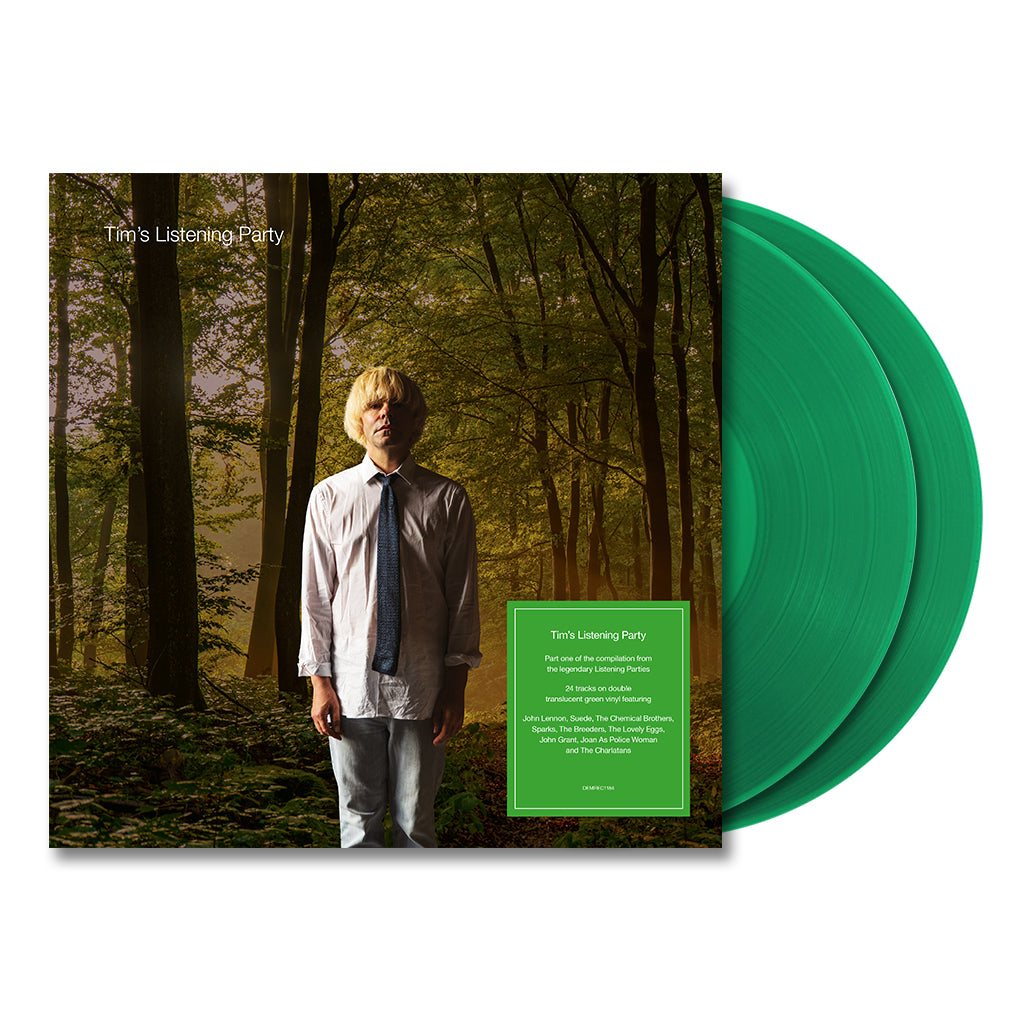 VARIOUS - Tim Burgess Listening Party (Indies Exclusive with SIGNED Print) - 2LP - Translucent Green Vinyl