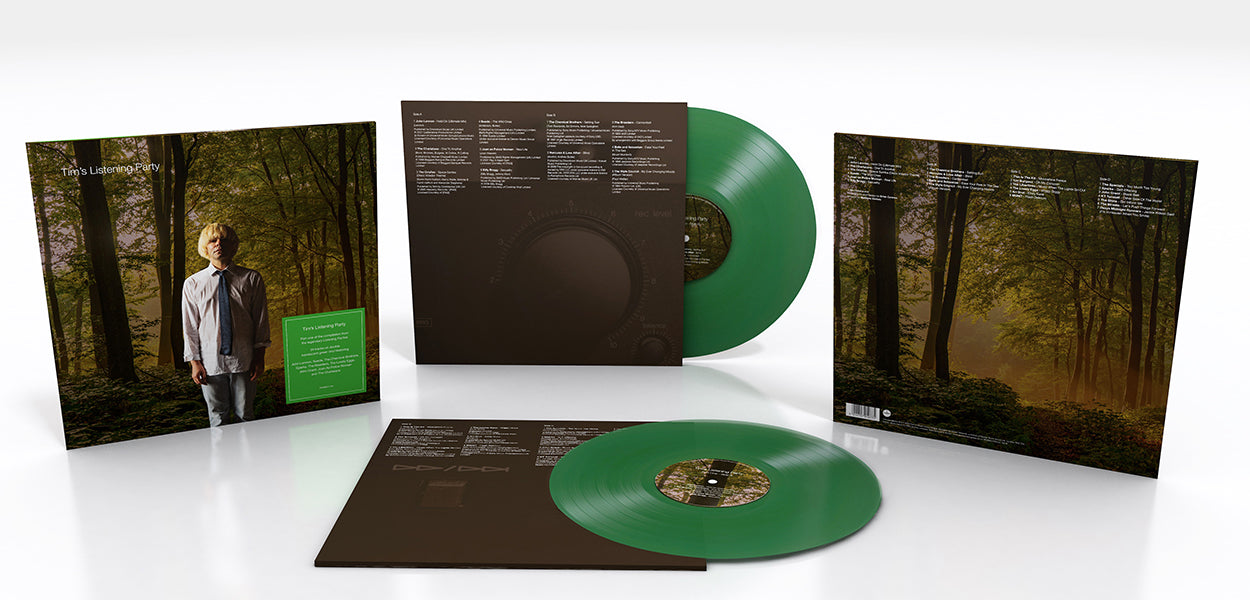 VARIOUS - Tim Burgess Listening Party (Indies Exclusive with SIGNED Print) - 2LP - Translucent Green Vinyl