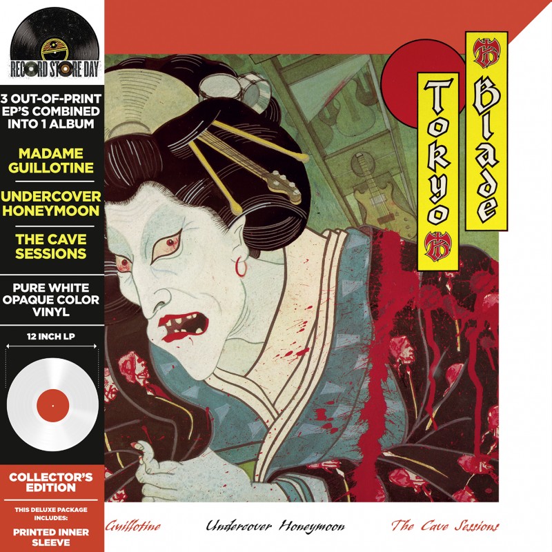 Tokyo Blade - Madame Guillotine/Undercover Of The Honeymoon/The Cave Sessions - 1LP - Pure White Opaque Vinyl  [Record Store Day 2026]