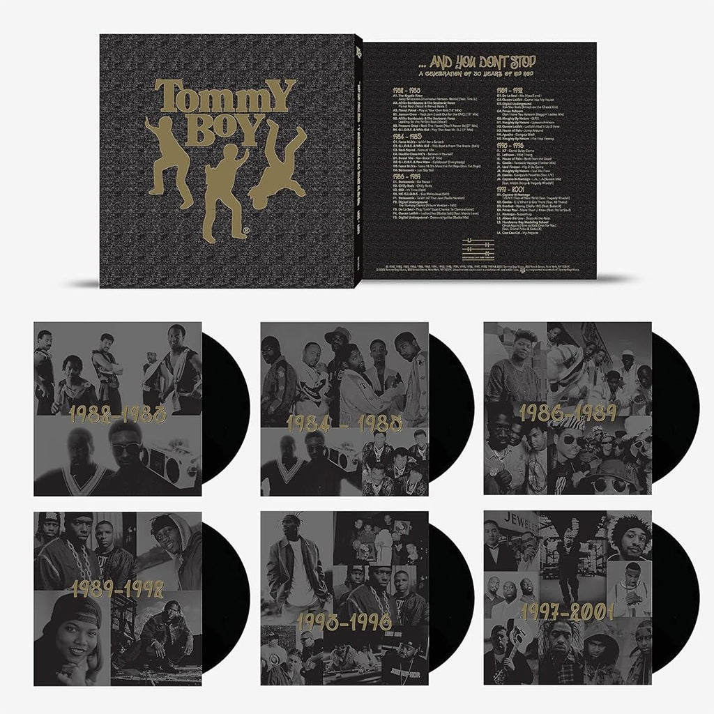 VARIOUS / TOMMY BOY PRESENTS - ...And You Don't Stop - A Celebration of 50 Years of Hip Hop - 6LP - Deluxe Vinyl Box Set
