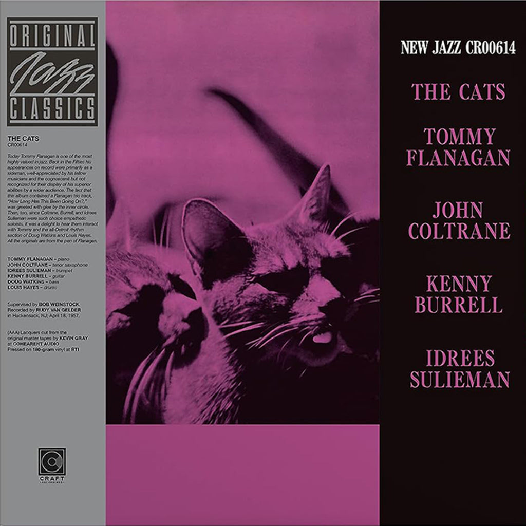 TOMMY FLANAGAN / JOHN COLTRANE / KENNY BURRELL / IDREES SULIEMAN - The Cats (2023 Original Jazz Classics Series) - LP - 180g Vinyl [OCT 27]
