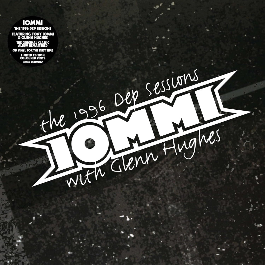 TONY IOMMI WITH GLEN HUGHES - The 1996 DEP Sessions (2024 Remaster) - LP - Translucent Black Ice Colour Vinyl
