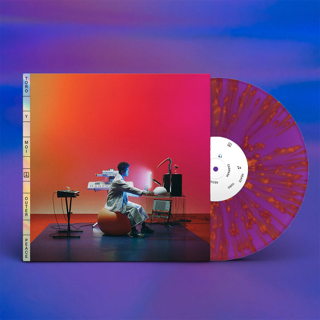TORO Y MOI - Outer Peace (Reissue) - LP - Neon Violet and Tangerine Splatter Colour Vinyl