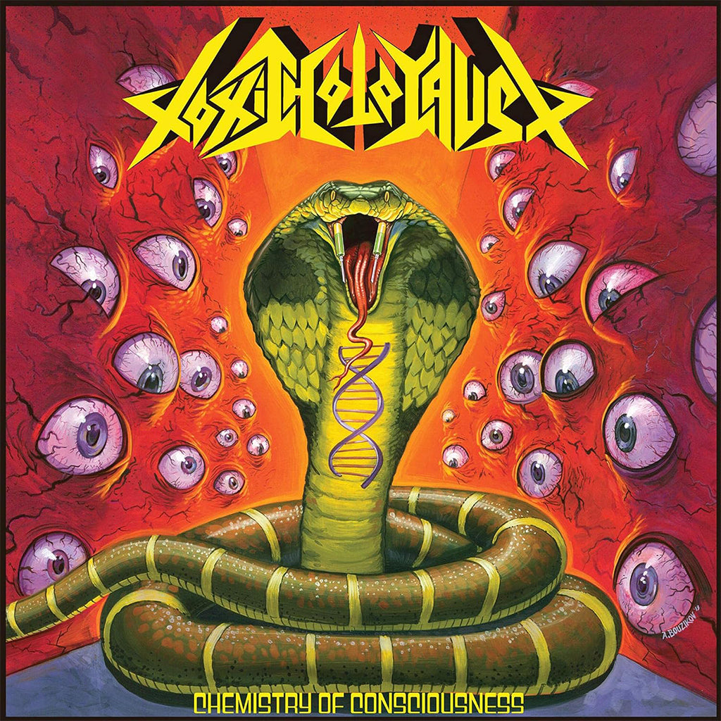 TOXIC HOLOCAUST - Chemistry of Consciousness (2023 Reissue) - LP - Swamp Green & Olive Green Merge w/ 3 Shades of Yellow Splatter Vinyl [DEC 1]