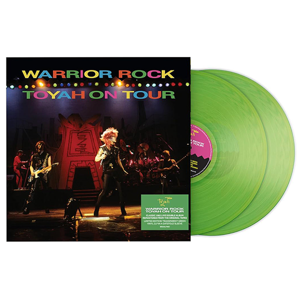 TOYAH - Warrior Rock - Toyah On Tour (Remastered) - 2LP - Transparent Green Vinyl [MAY 17]