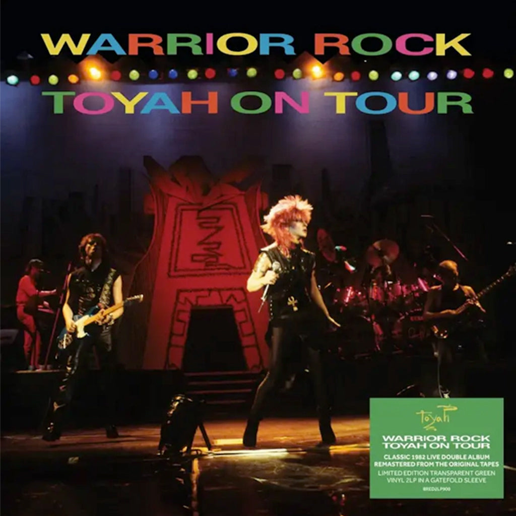 TOYAH - Warrior Rock - Toyah On Tour (Remastered) - 2LP - Transparent Green Vinyl