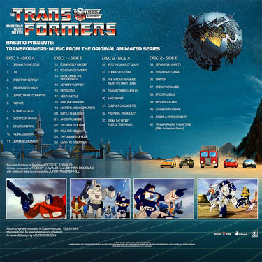 VARIOUS - Transformers: Music from the Original Animated Series (Autobots Vs Decepticons Edition) - 2LP - Coloured Vinyl [NOV 1]