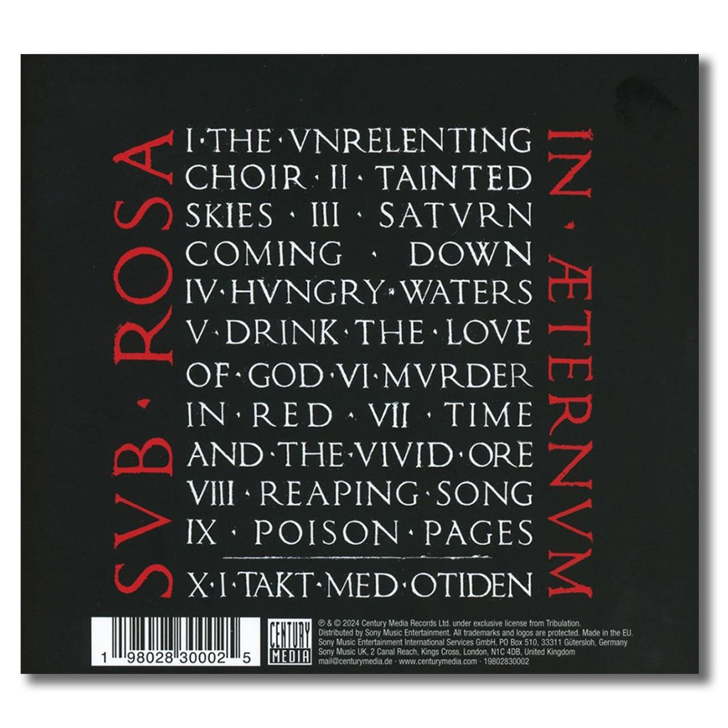 TRIBULATION - Sub Rosa In Æternum - CD - Mediabook Edition [DEC 20]