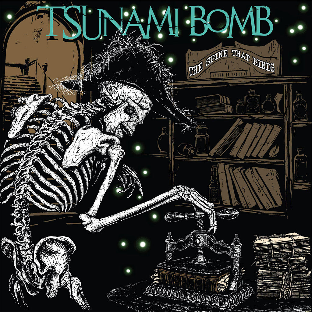 TSUNAMI BOMB - The Spine That Binds (Repress) - LP - Turquoise Colour Vinyl