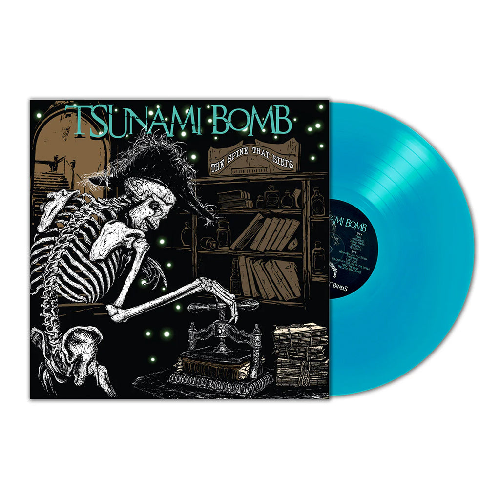 TSUNAMI BOMB - The Spine That Binds (Repress) - LP - Turquoise Colour Vinyl