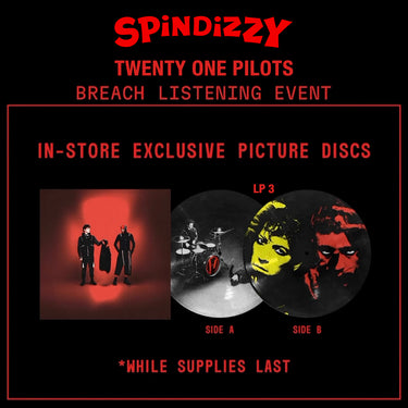 TWENTY ONE PILOTS - Breach (Listening Party Spindizzy Exclusive) - LP 3 - Picture Disc Vinyl