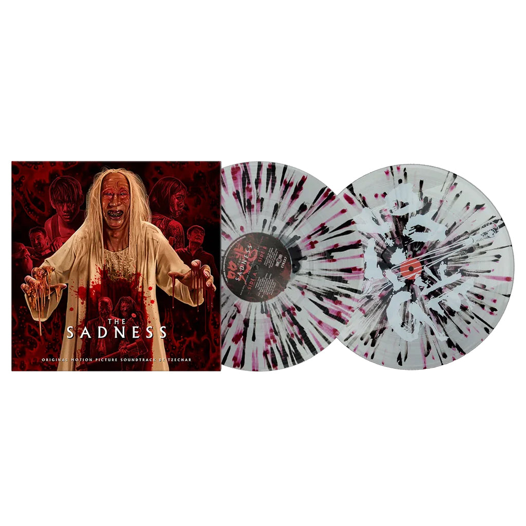 TZECHAR - The Sadness (Original Soundtrack - with Screen Printed Side D) - 2LP - Clear with Black and Purple Splatter Vinyl [MAR 14]