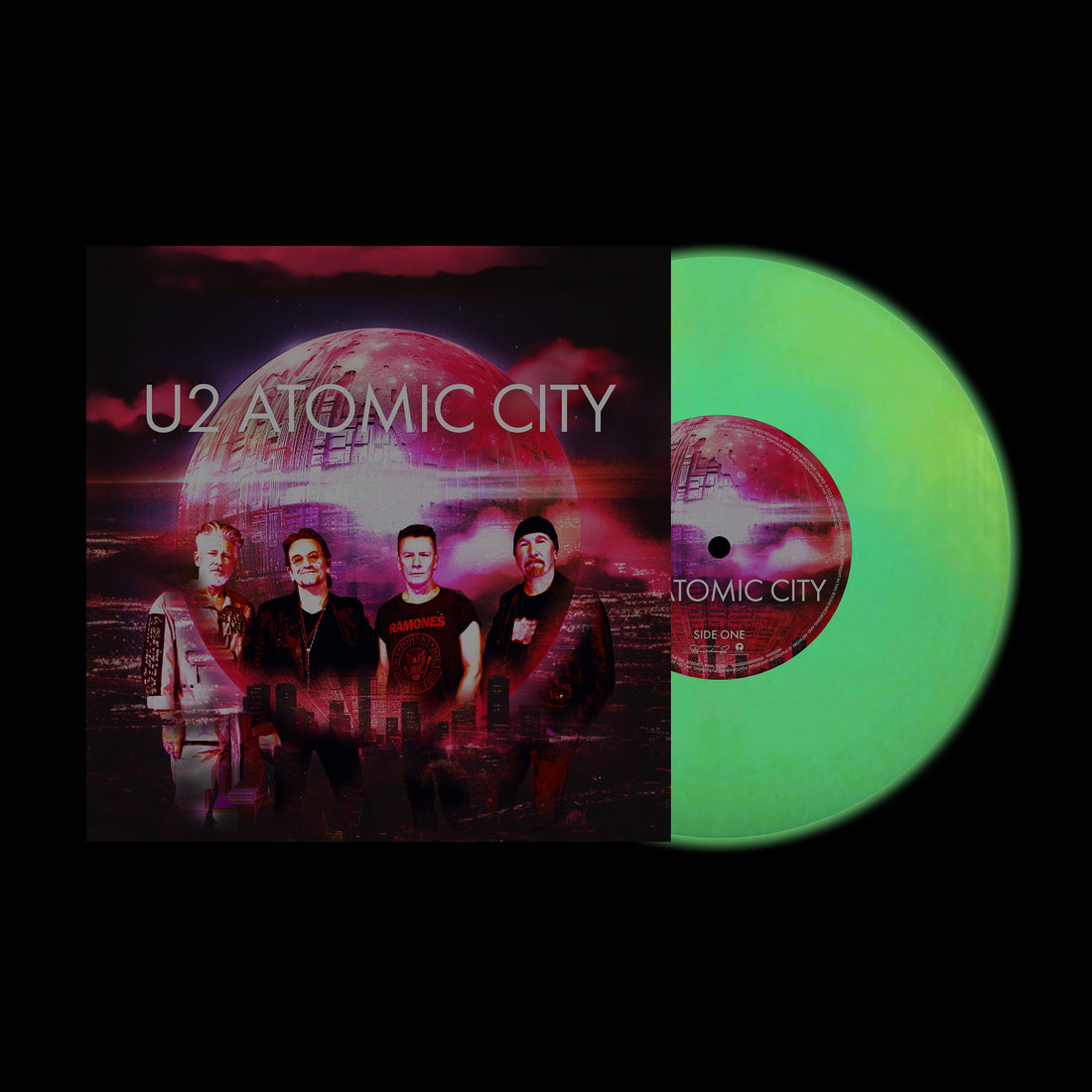 U2 - Atomic City - 7" - Photoluminescent Transparent Vinyl