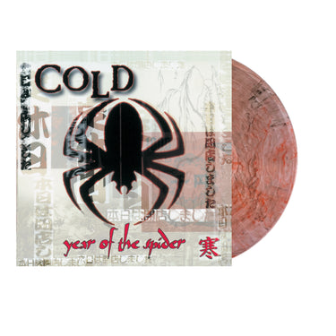 Clear with Red & Black Swirl Vinyl LP