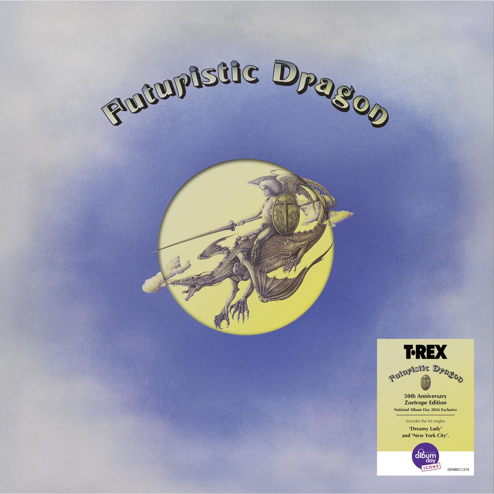 T.Rex LPレコードFuturistic Dragonほか3枚セット T. Rex - Futuristic Dragon [National Album Day 2026] – Spindizzy