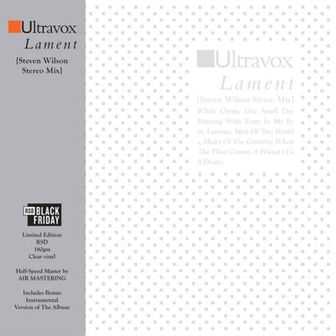 ULTRAVOX - Lament [Steven Wilson Stereo Mix]