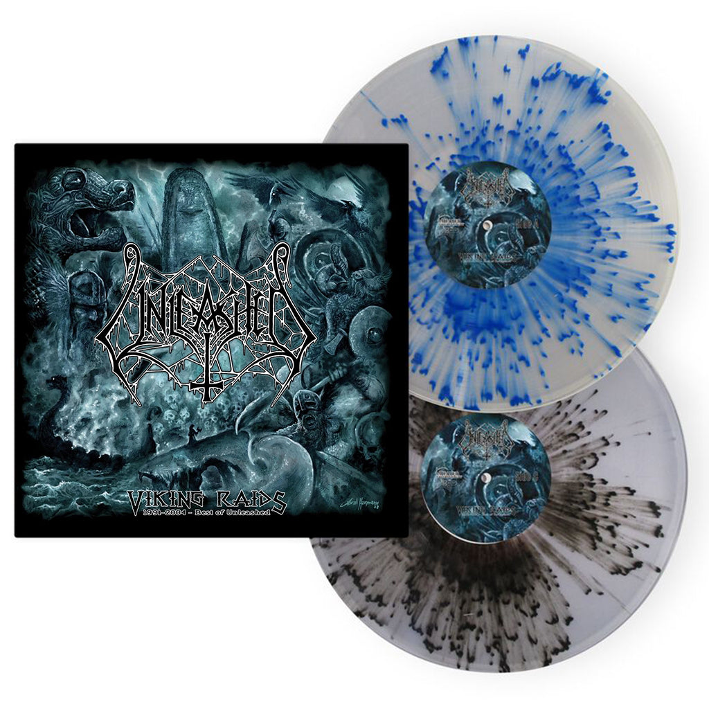 UNLEASHED - Viking Raids (1991-2004 - Best Of Unleashed) [Repress] - 2LP - 180g Splatter Vinyl