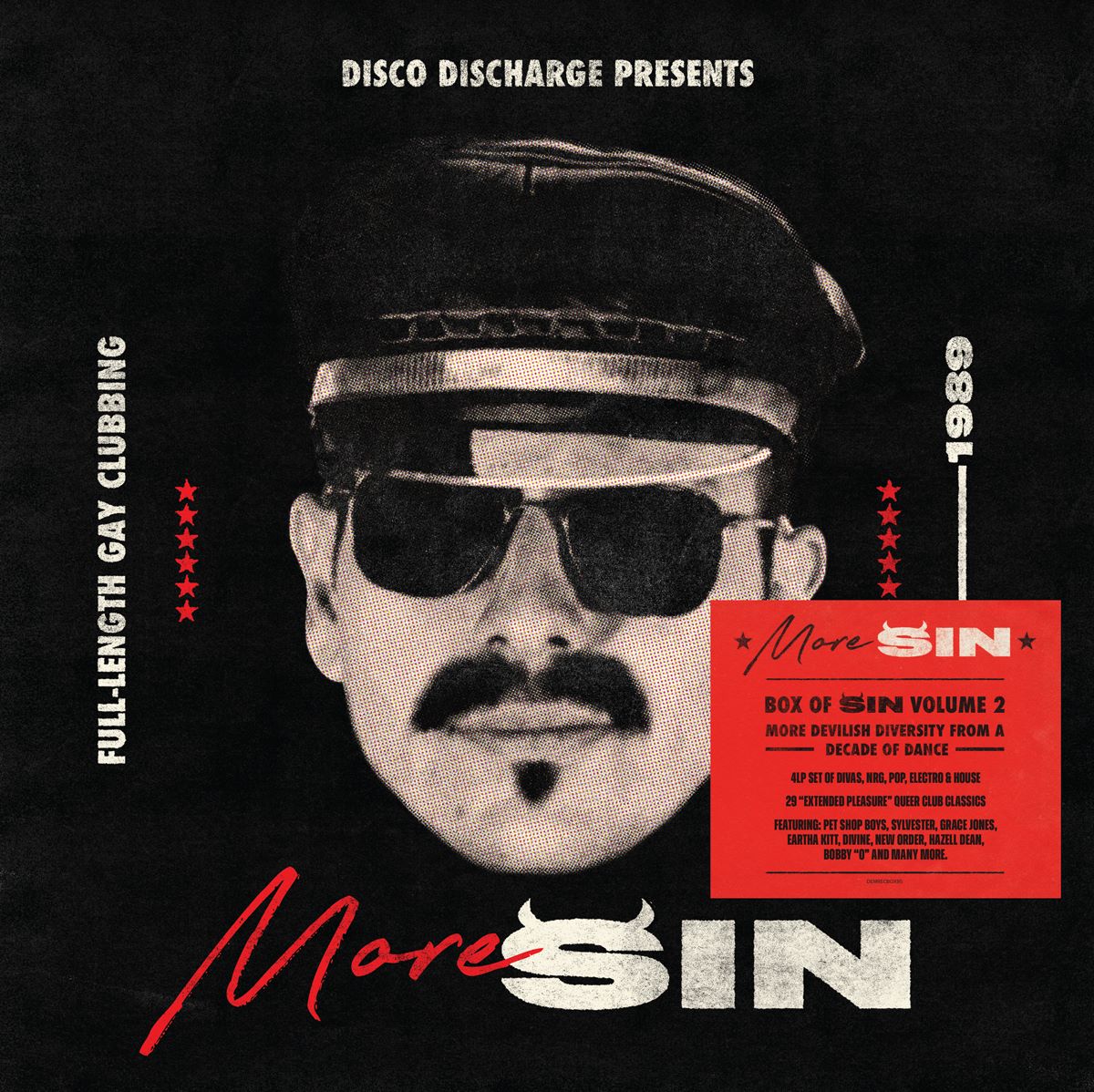 VARIOUS ARTISTS - Disco Discharge Presents More Sin: Box Of Sin 2 - 4LP - Black Vinyl [FEB 28]