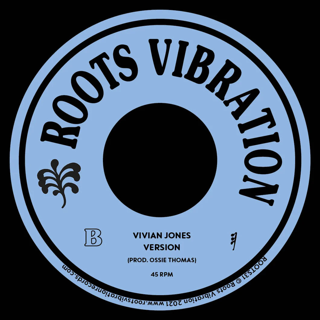 VIVIAN JONES - Institutionalized Racism / Version - 7" - Vinyl