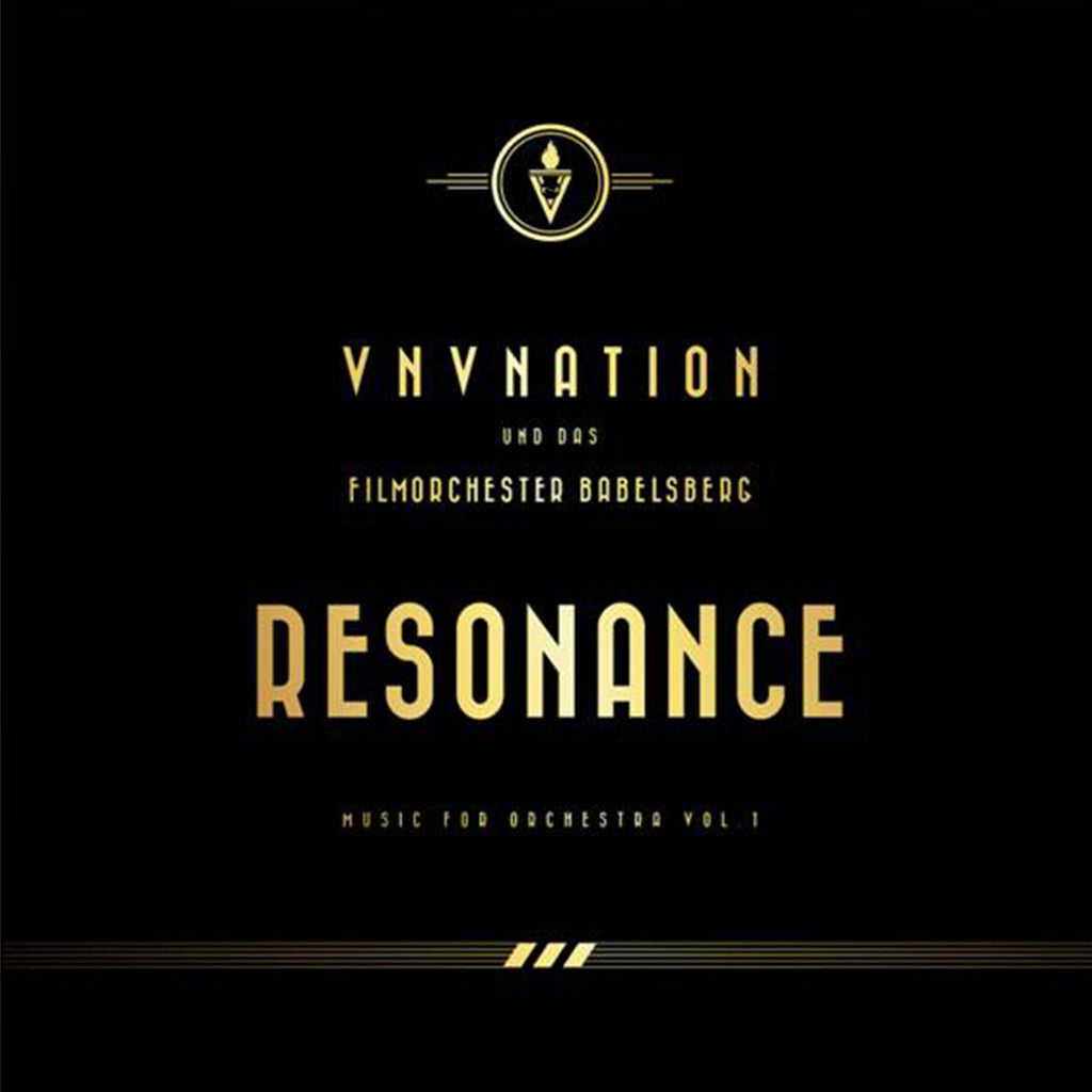 VNV NATION AND THE BABELSBERG FILM ORCHESTRA - Resonance (2023 Reissue) - 2LP - Deluxe Gold Coloured Vinyl [SEP 1]
