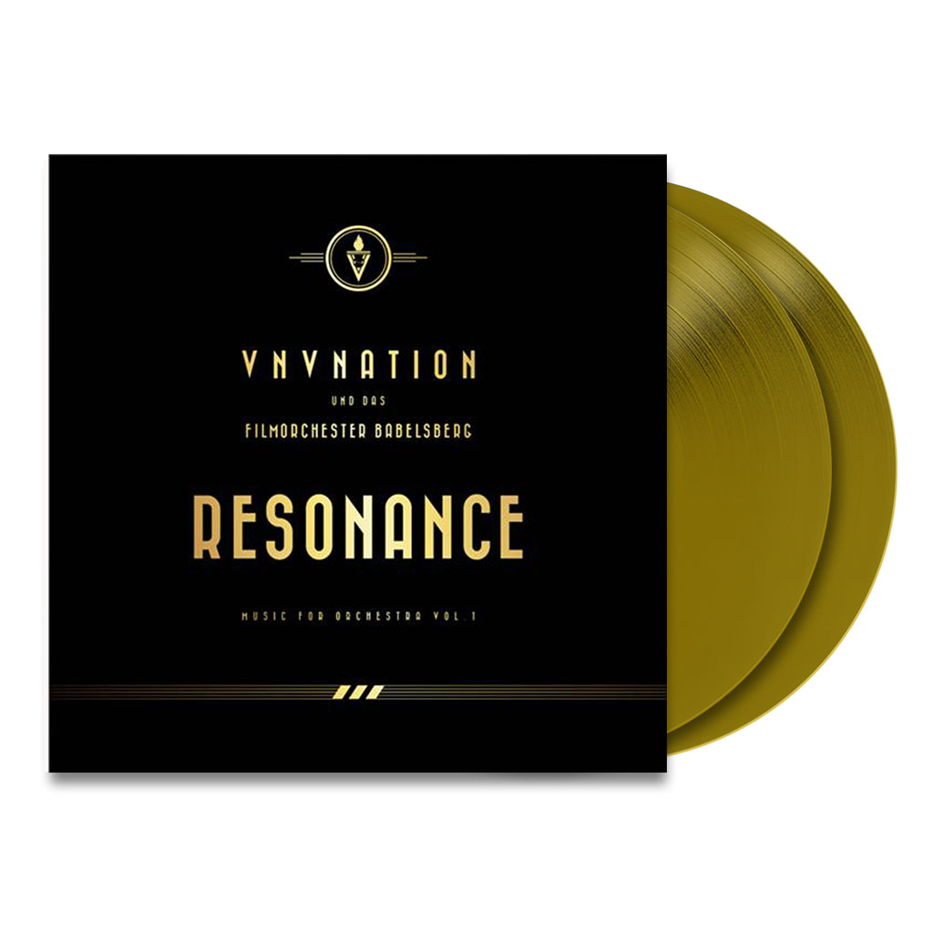 VNV NATION AND THE BABELSBERG FILM ORCHESTRA - Resonance (2023 Reissue) - 2LP - Deluxe Gold Coloured Vinyl [SEP 1]