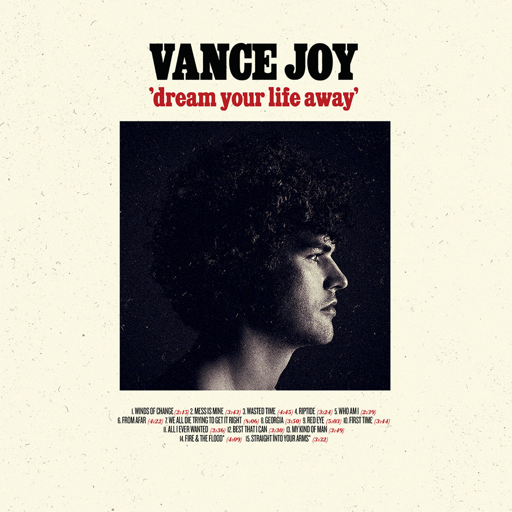 VANCE JOY - Dream Your Life Away - 10th Anniversary Edition (with 2 Bonus tracks + Poster) - LP - Translucent Red Vinyl [SEP 6]