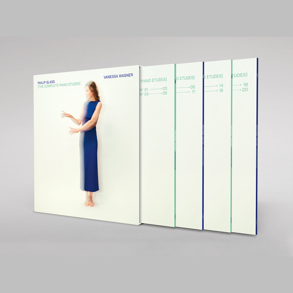 VANESSA WAGNER - Philip Glass: The Complete Piano Etudes - 4LP - Vinyl Box Set [OCT 10]
