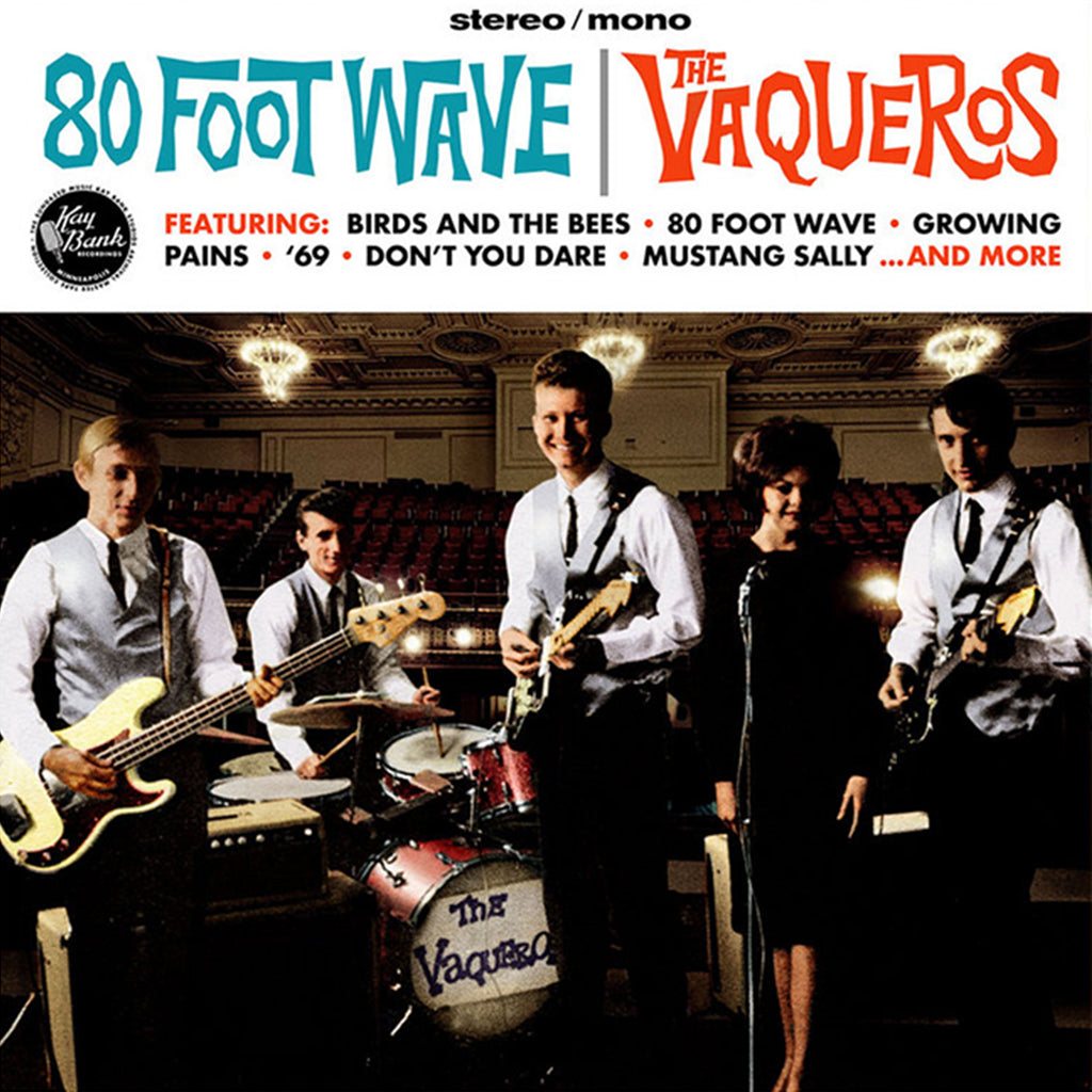 THE VAQUEROS - 80 Foot Wave - LP - Turquoise Vinyl [SEP 8]