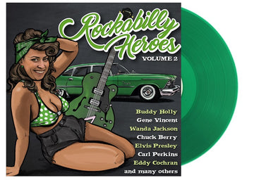 Various Artists - Rockabilly Heroes Vol. 2 - 1LP - Transparent Green Vinyl  [Record Store Day 2025]