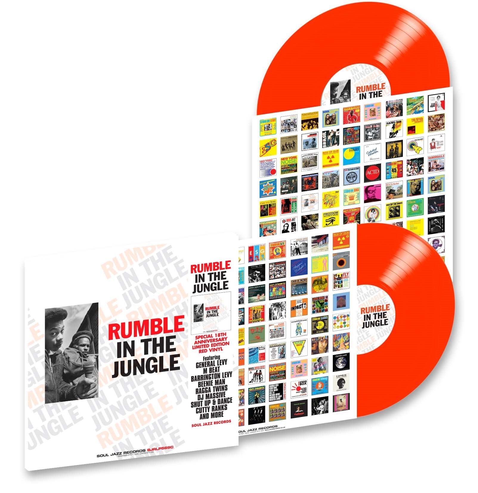 Various Artists - Rumble In The Jungle (18th Anniversary Edition) - 1LP - Red Vinyl  (+ download code)   [Record Store Day 2025]