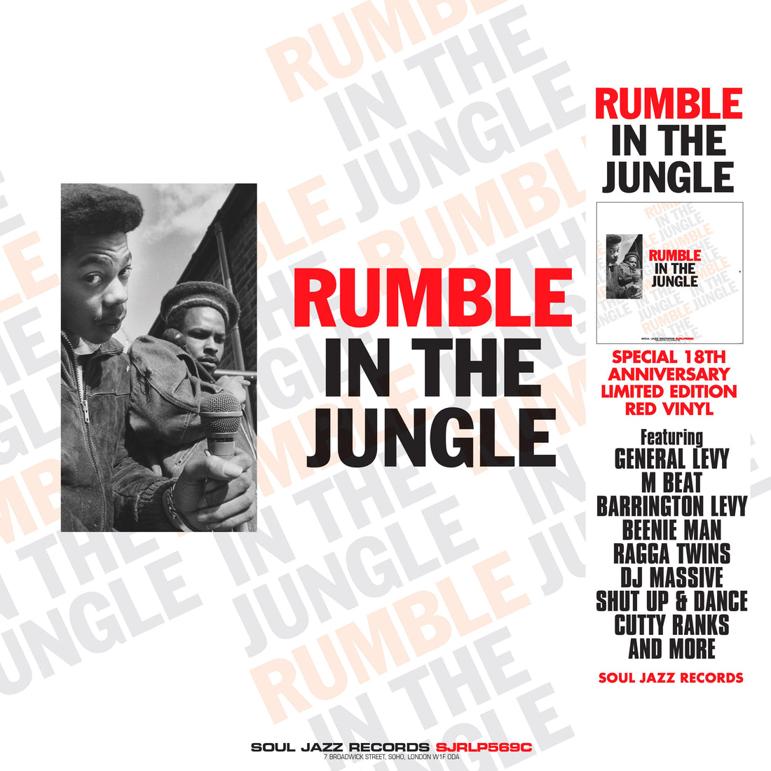 Various Artists - Rumble In The Jungle (18th Anniversary Edition) - 1LP - Red Vinyl  (+ download code)   [Record Store Day 2025]