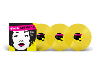 VARIOUS - Disco Not Disco (25th Anniversary Edition) - 3LP - Translucent Yellow Coloured Vinyl